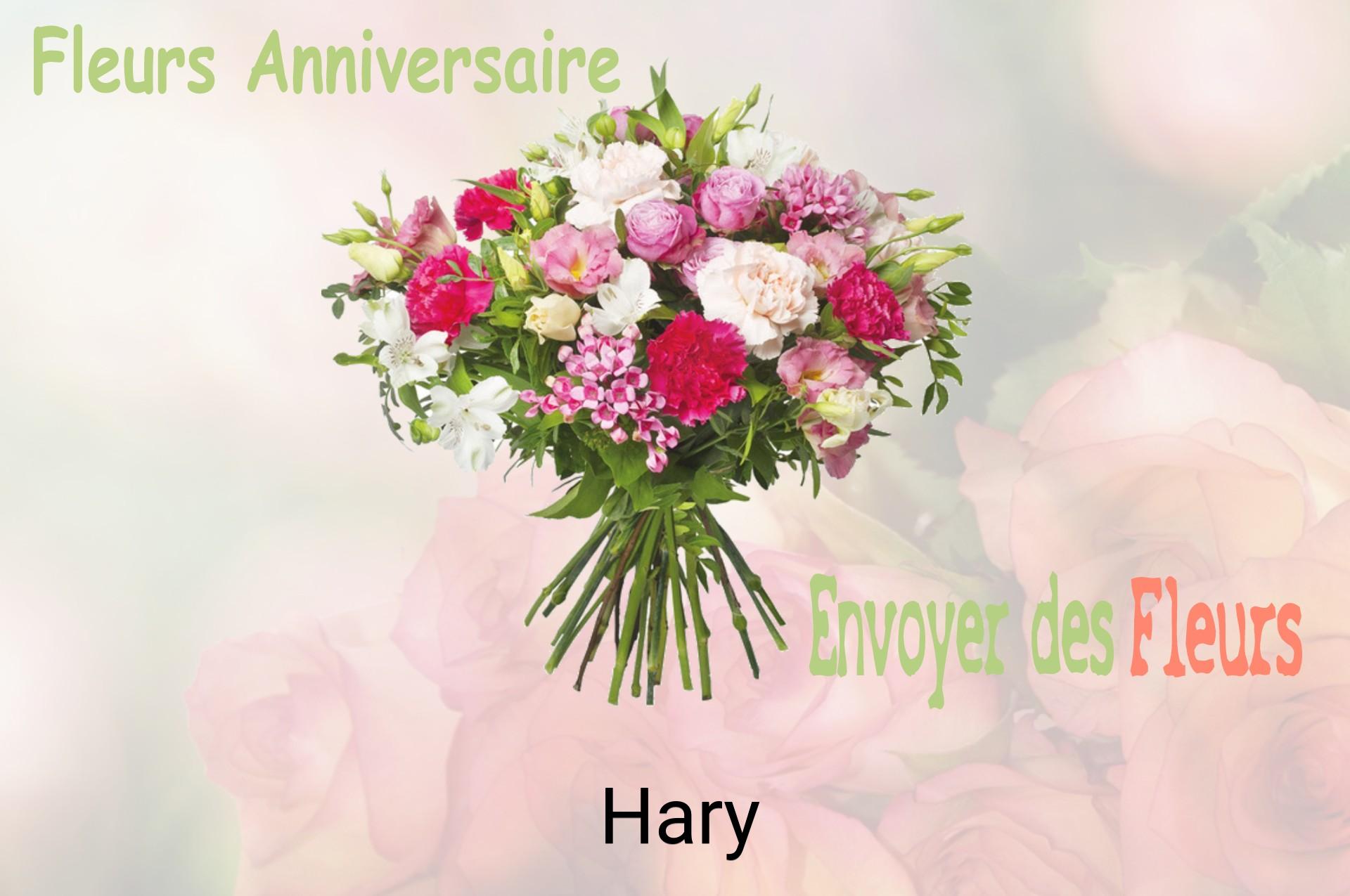 Bouquet de fleurs d’anniversaire livré à Hary
